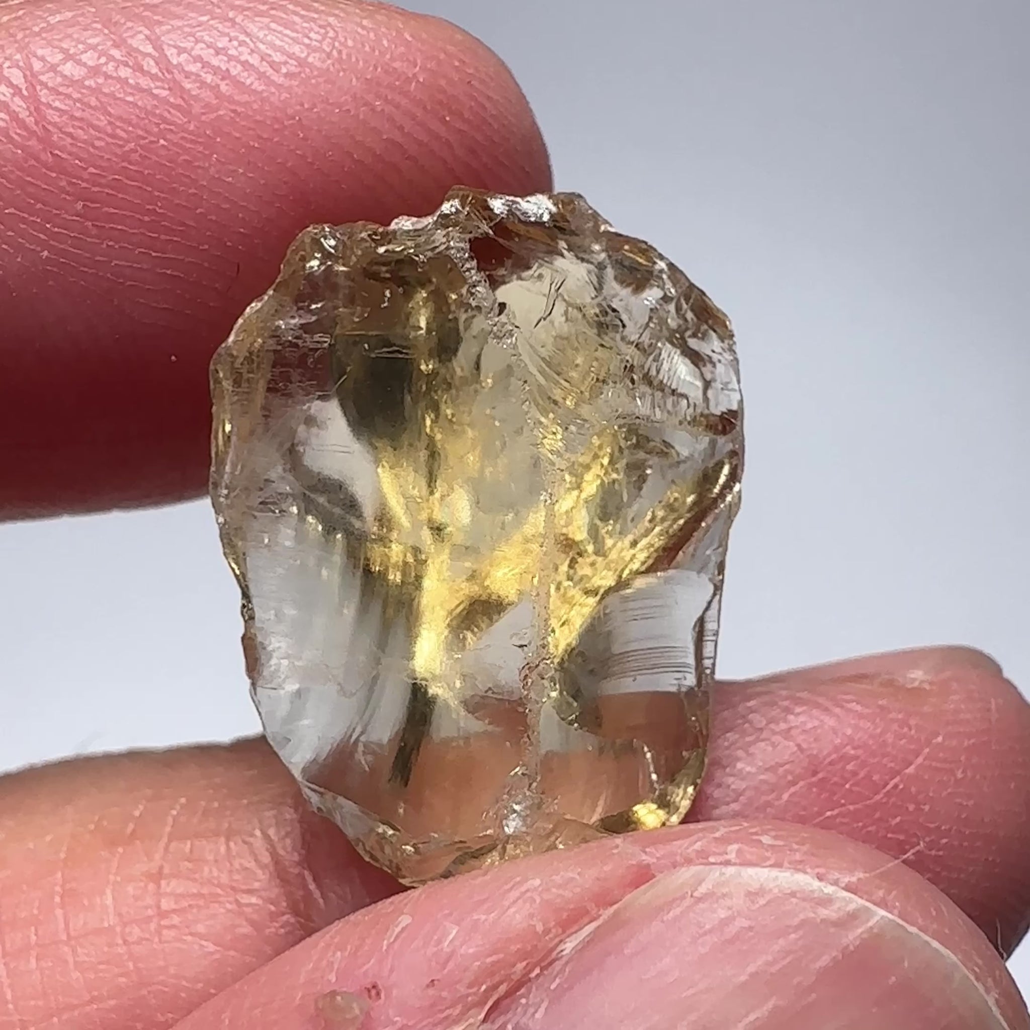 Citrine, 20.52ct, Zambia, Untreated Unheated, VVS-IF