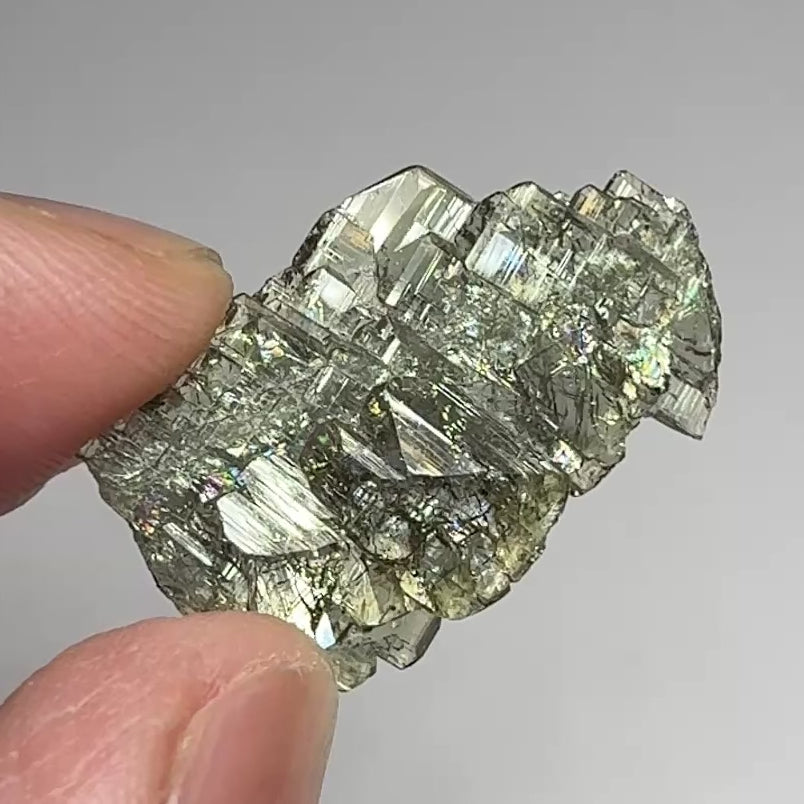 Tanzanite Crystal, 13.05ct, Merelani, Tanzania, Untreated Unheated, a complex crystal floater, crystallised on both sides