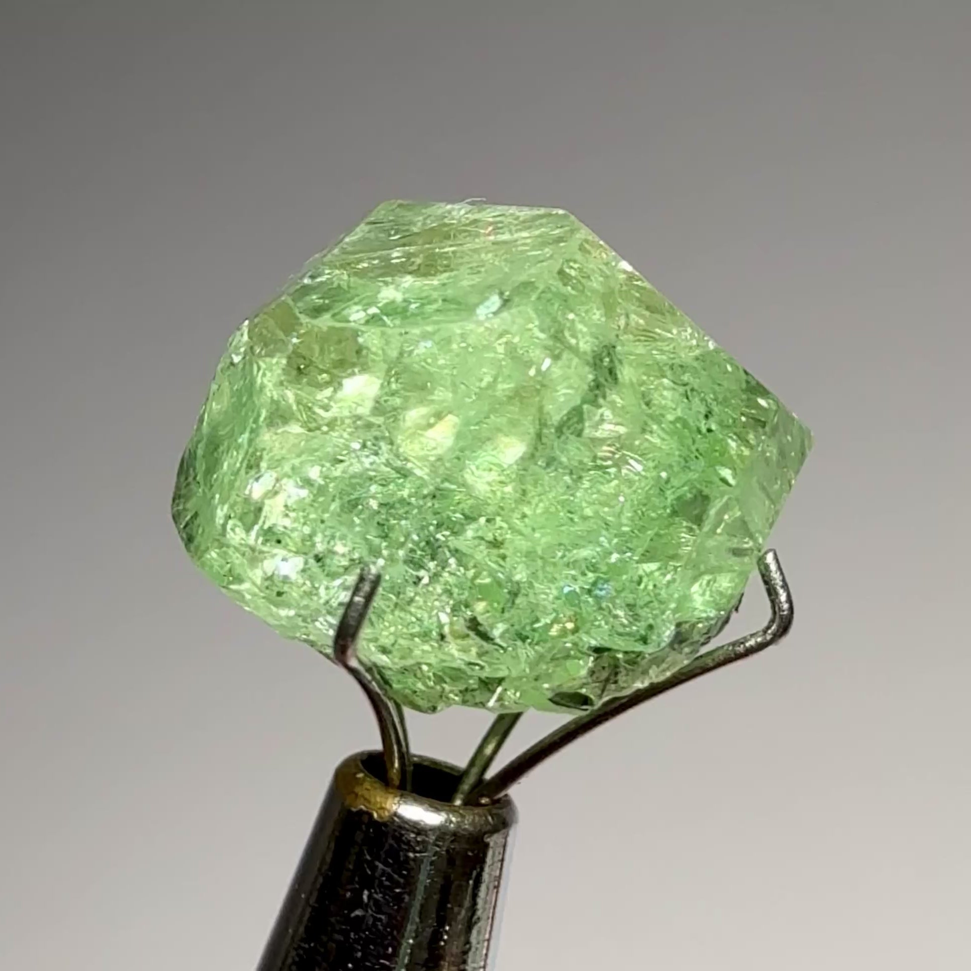 Merelani Mint Garnet Crystal, 8.86ct, Tanzania, Untreated Unheated