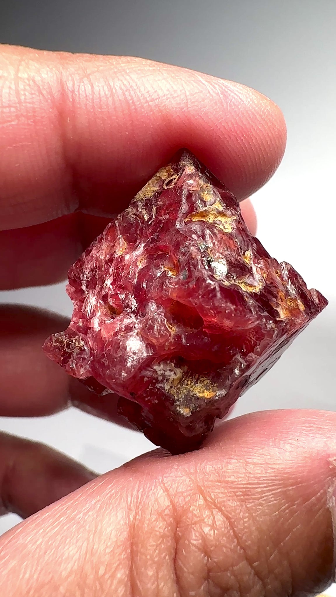 Mahenge Spinel Crystal, 94.21ct, Mahenge, Tanzania, Untreated Unheated. 29 x 23.9 x 24 mm