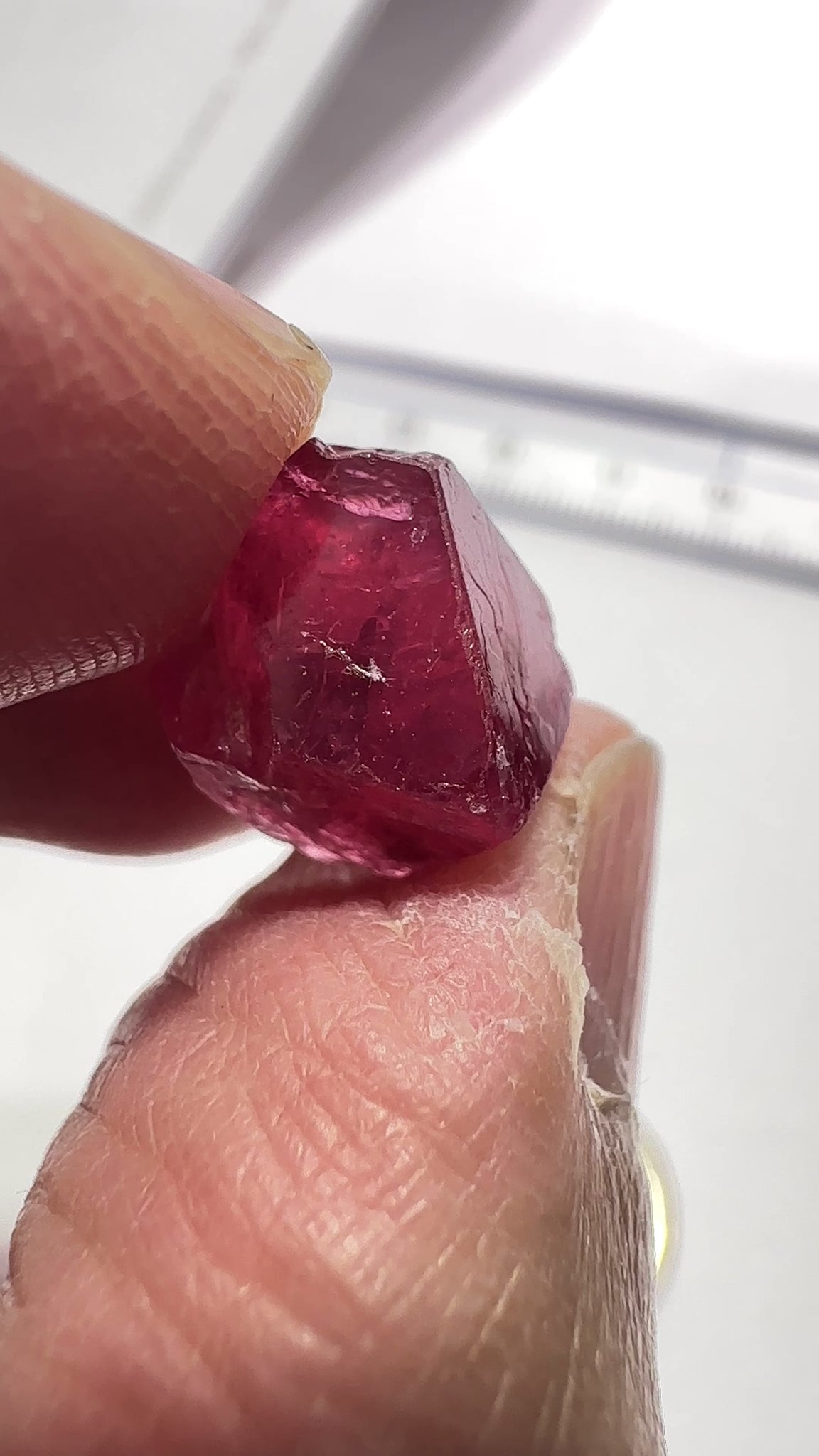 Mahenge Spinel Crystal, 8.27ct, Tanzania. Untreated Unheated