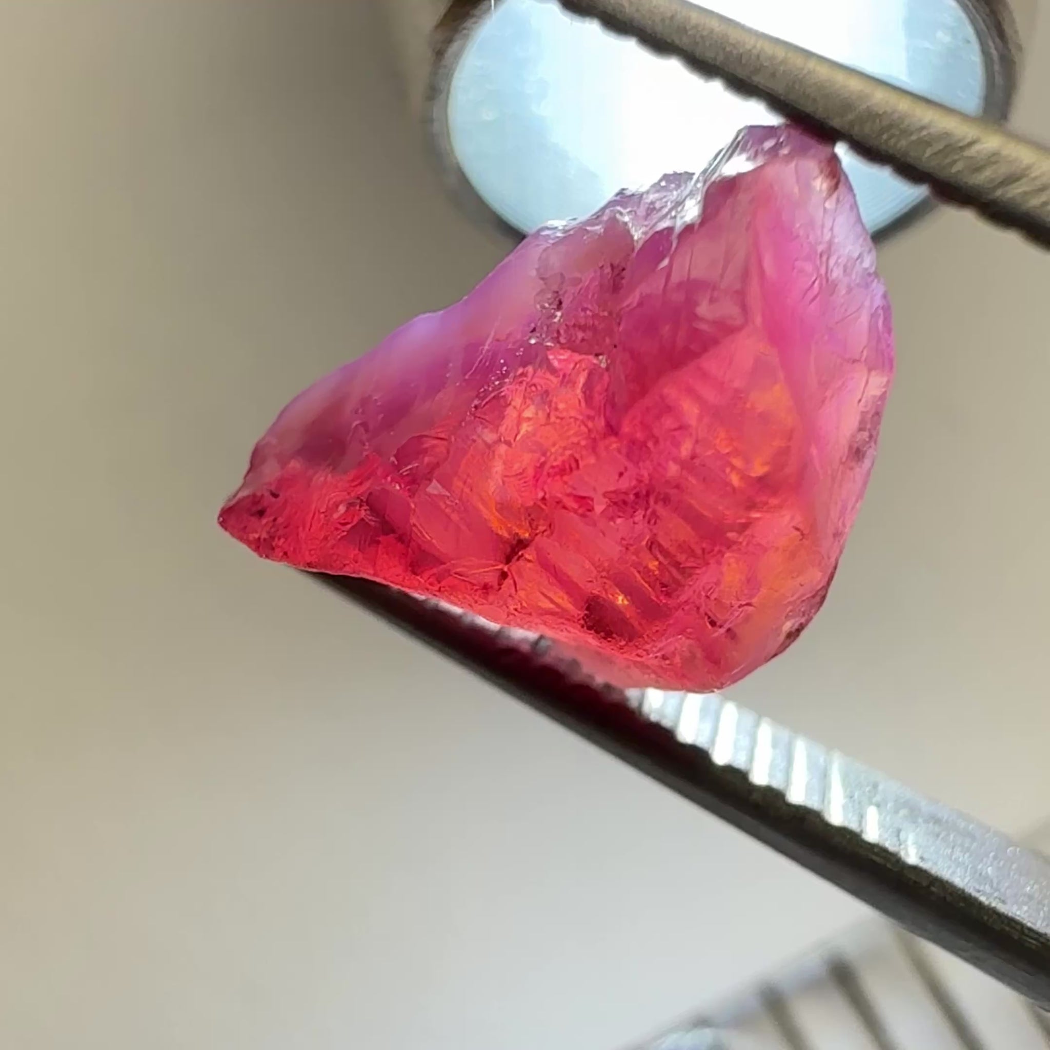 Winza Ruby, 2.82ct Winza, Tanzania, Untreated Unheated, no inclusions just slightly silky