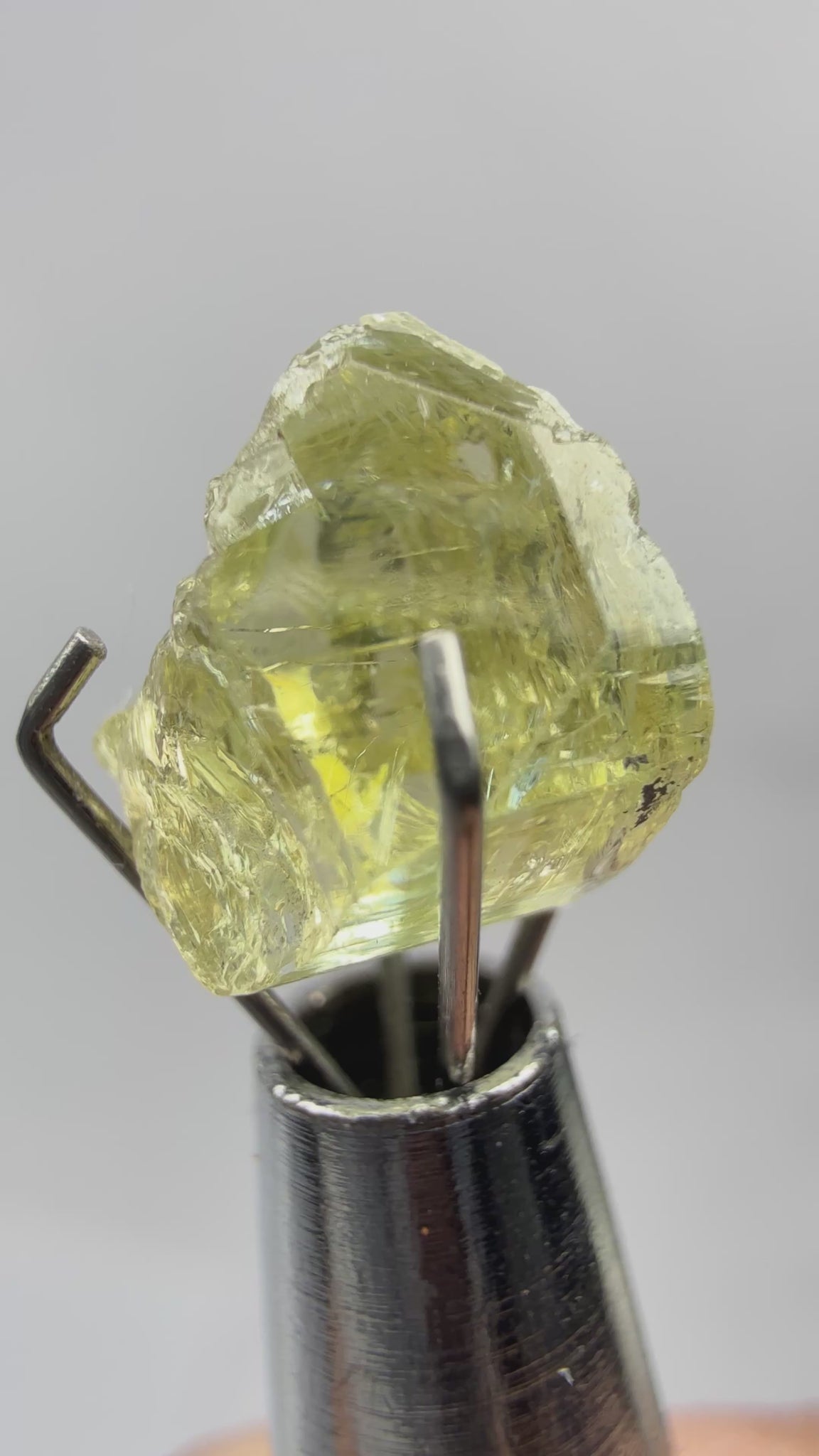 Yellow Tanzanite, 2.87ct, Merelani, Tanzania, Untreated Unheated, slightly included