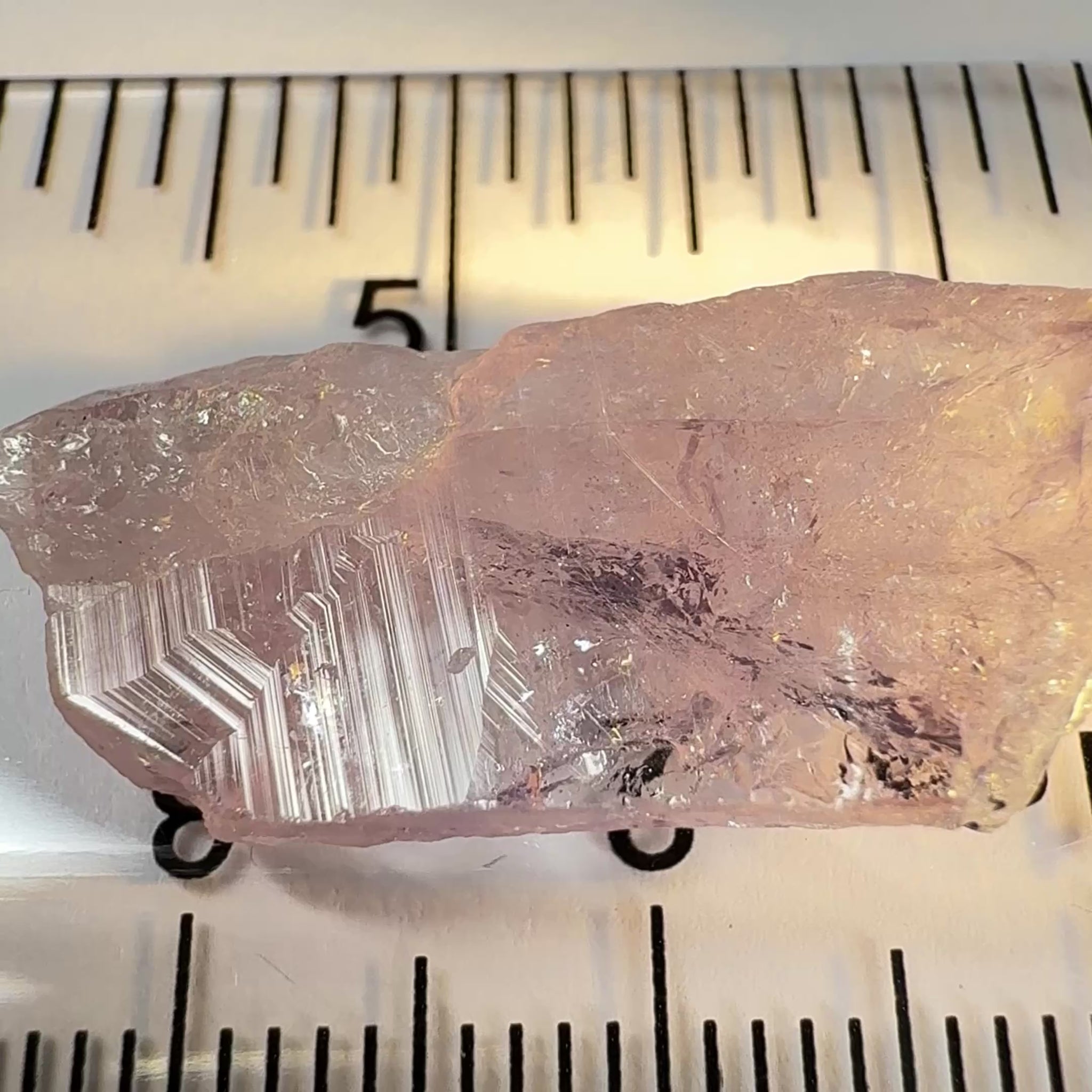 Colour Changing Magnesio Axinite Crystal, 12.46ct, Merelani, Tanzania, Untreated Unheated