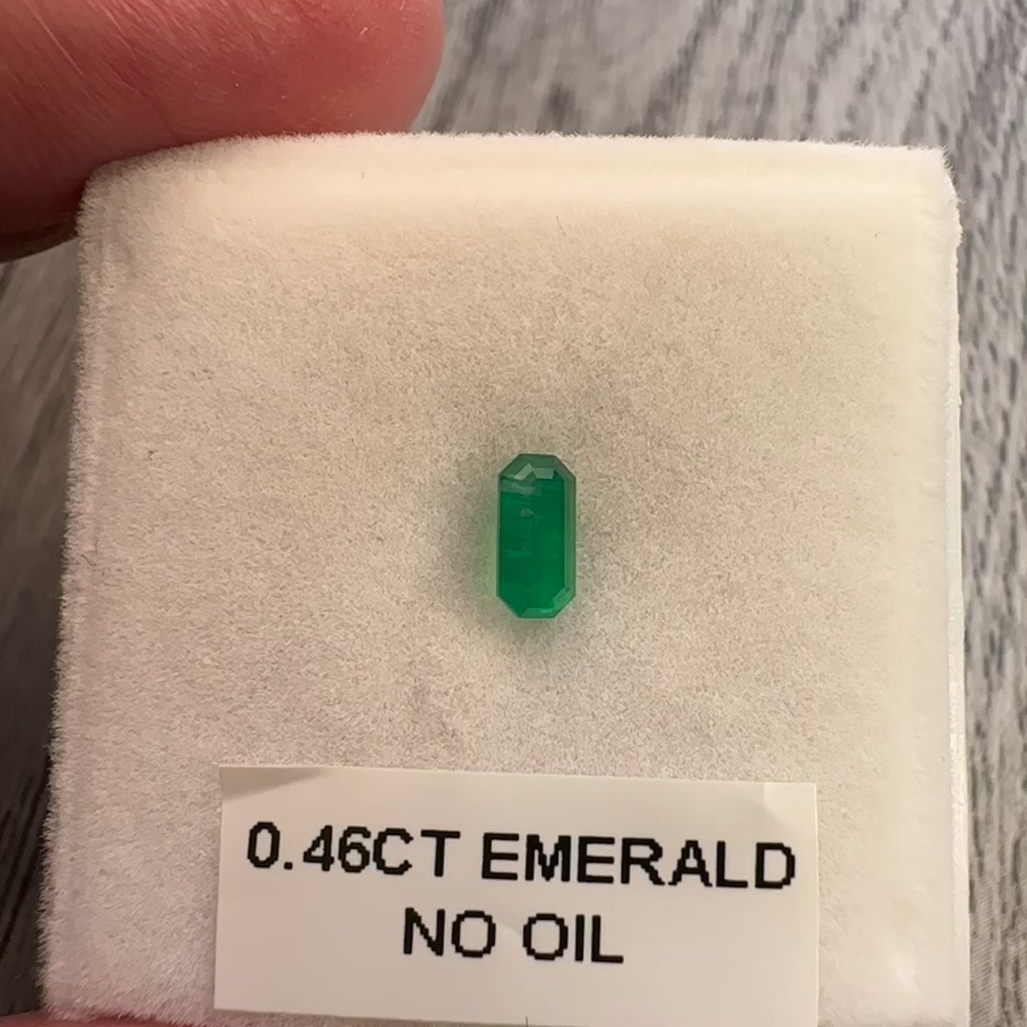 Emerald, 0.46ct, Tanzania, Untreated Unheated No Oil