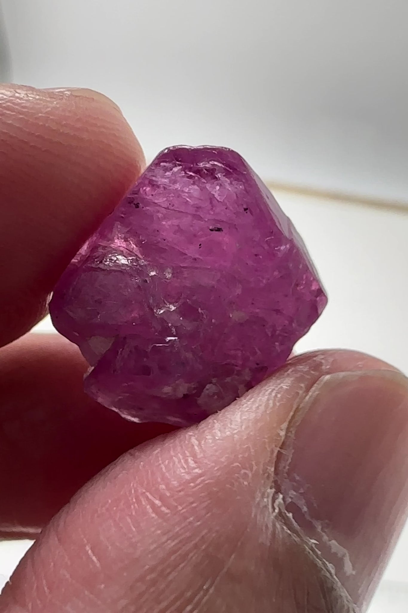 Mahenge Spinel Crystal, 18.22ct, Tanzania. Untreated Unheated