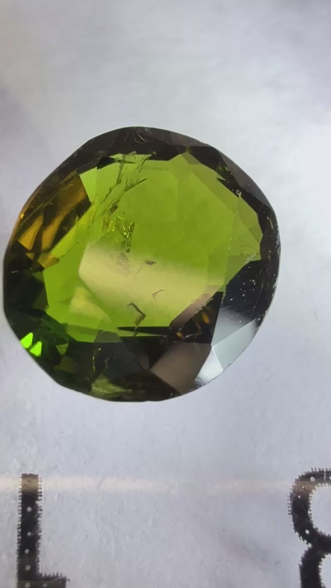 USAMBARA Effect Tourmaline, 1.27ct, Tanzania, Untreated Unheated, terrible native cut, but if you can use price reflects, see the video if you don’t know what the USAMBARA effect is