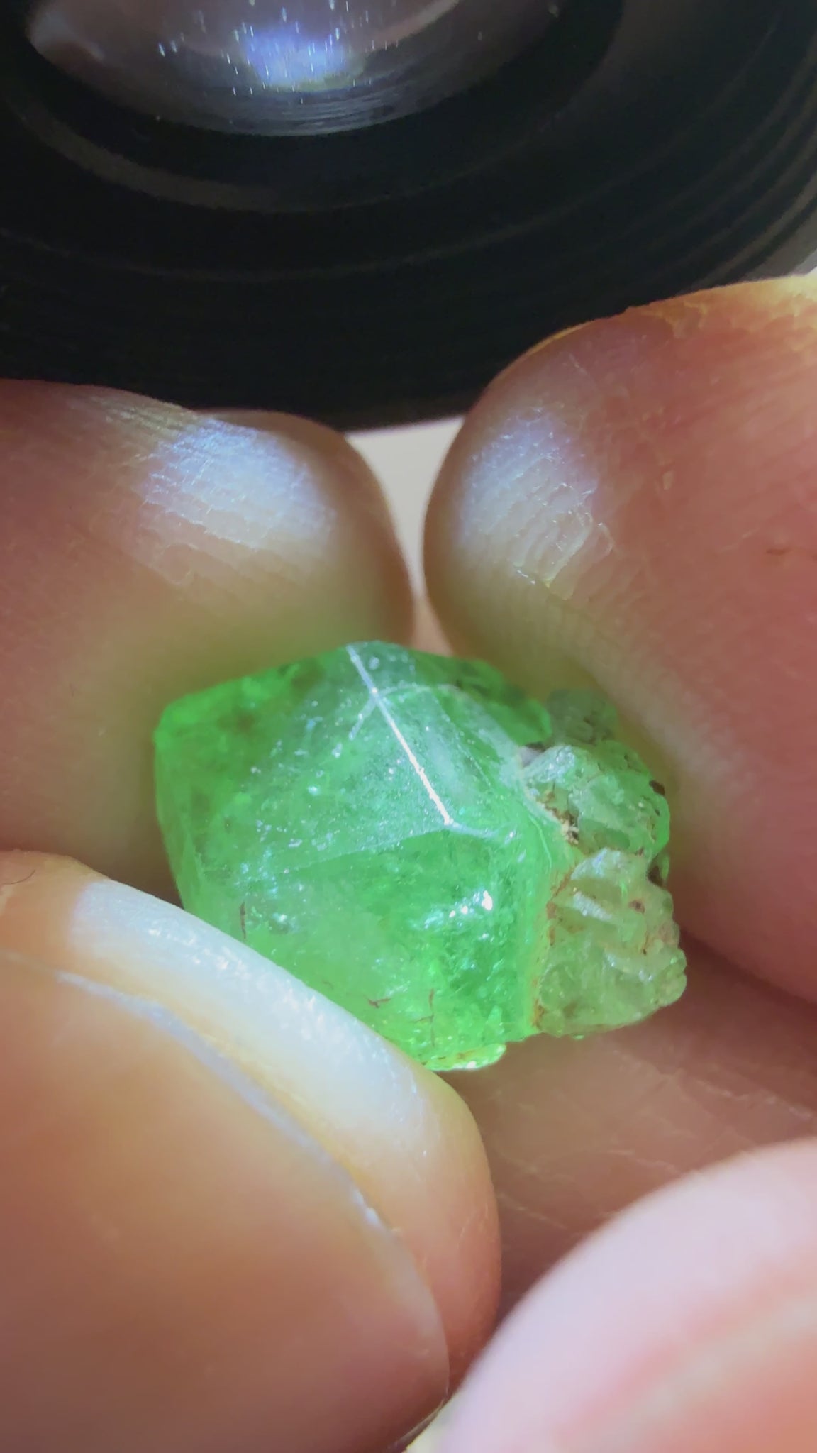 Tsavorite Crystal, 7.28ct, Merelani. Tanzania, Untreated Unheated