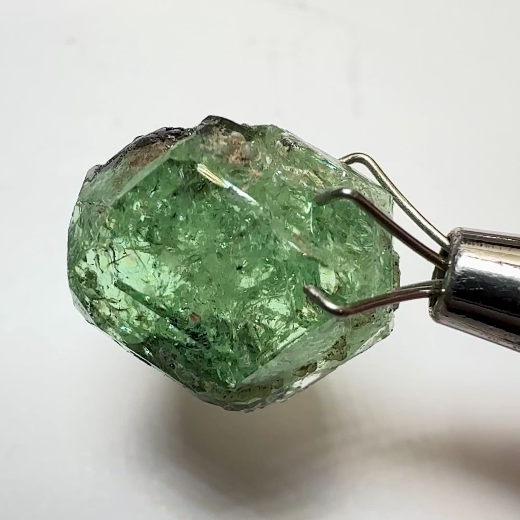 Merelani Mint Garnet Crystal Floater, 9.37ct, Tanzania, Untreated Unheated