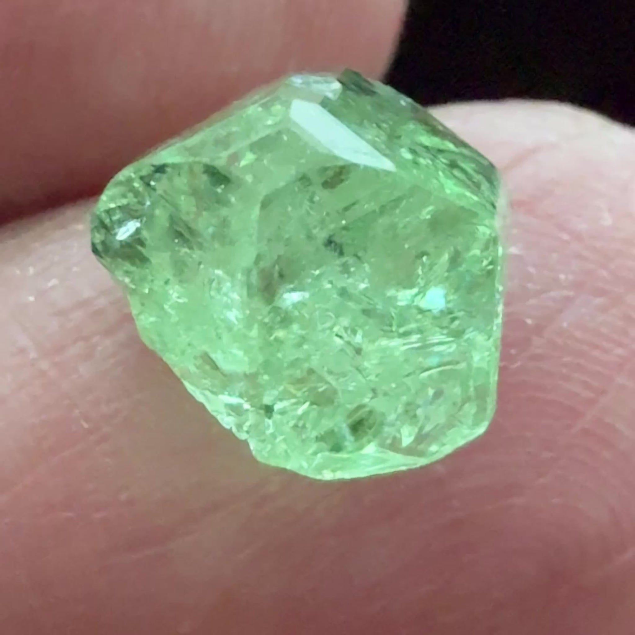 Merelani Mint Garnet Crystal, 4.80ct, Tanzania, Untreated Unheated