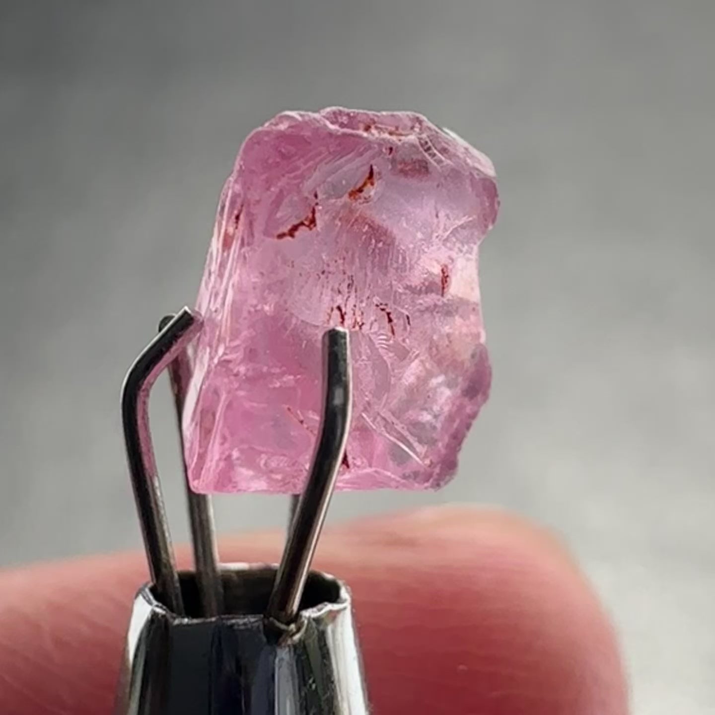 Pink Spinel, 1.78ct, Tanzania, VVS + Slightly Silky, Untreated Unheated